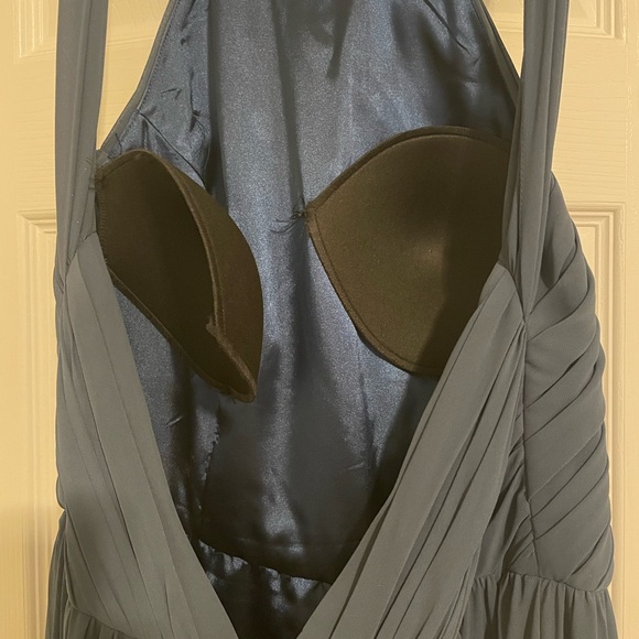 Theia Denim Blue Bridesmaid Dress - Picture 6 of 6